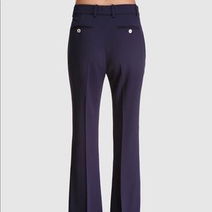 Gucci Cady Stretch Flared Trousers - Navy Blue